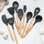 9-teiliges Silikon Küchenhelfer Set | Küchenzauber