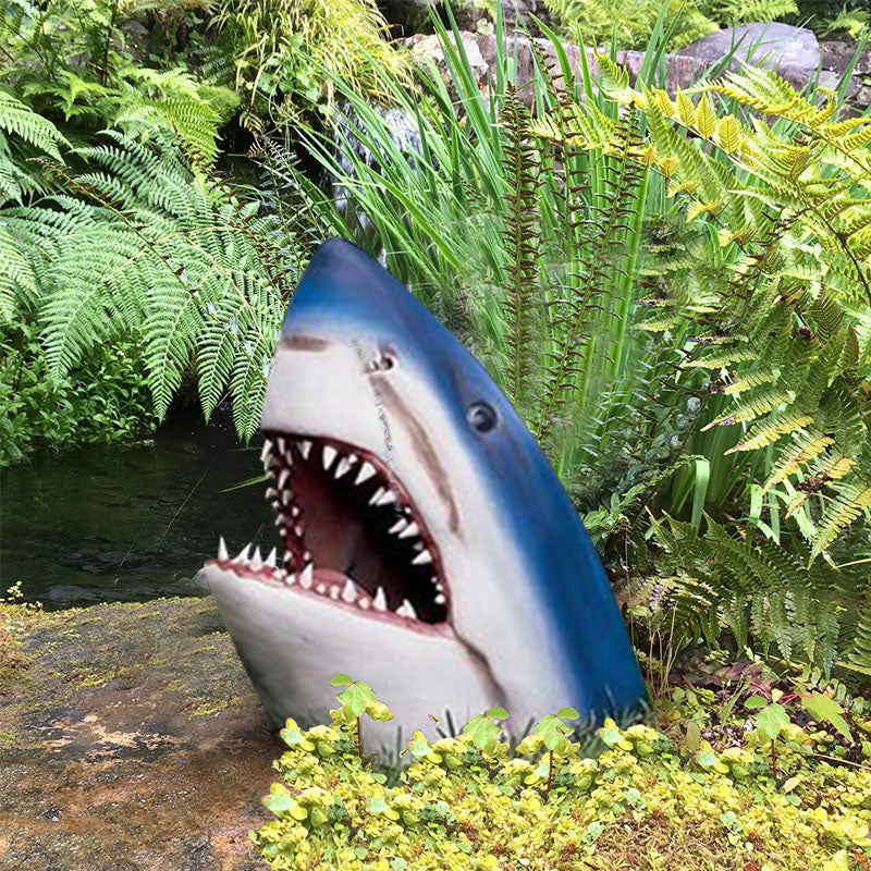 Gartenkunst in Haifischform