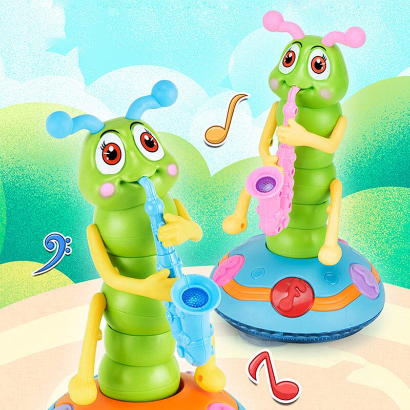 Kreatives Musikspielzeug: Elektronisches Raupe Saxophon für Kinder