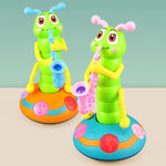 Kreatives Musikspielzeug: Elektronisches Raupe Saxophon für Kinder