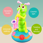 Kreatives Musikspielzeug: Elektronisches Raupe Saxophon für Kinder