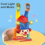 Elektrisches Handstand-Clown-Spielzeug mit Licht und Musik