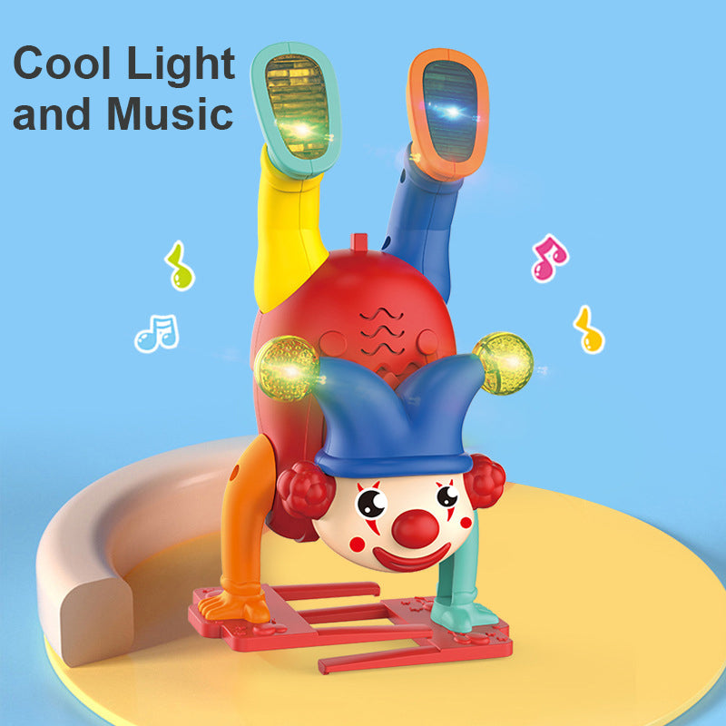 Elektrisches Handstand-Clown-Spielzeug mit Licht und Musik