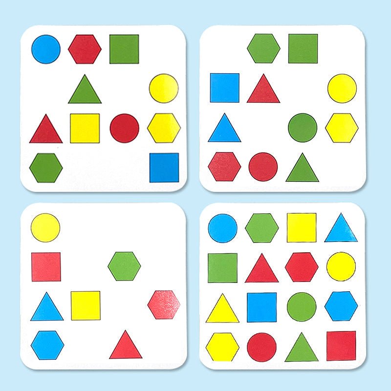 Formensortierspiel nach Montessori-Prinzipien