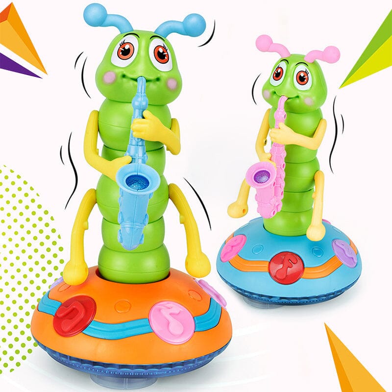 Kreatives Musikspielzeug: Elektronisches Raupe Saxophon für Kinder