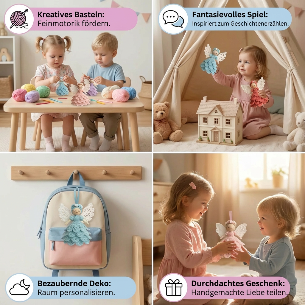 Häkelset für Engel - DIY Bastelset