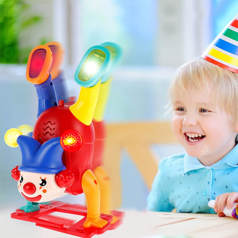 Elektrisches Handstand-Clown-Spielzeug mit Licht und Musik