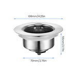 Hochwertige Edelstahl-Küchenspüle mit 3-in-1 Abflussfilter