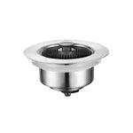 Hochwertige Edelstahl-Küchenspüle mit 3-in-1 Abflussfilter