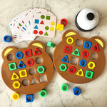 Formensortierspiel nach Montessori-Prinzipien