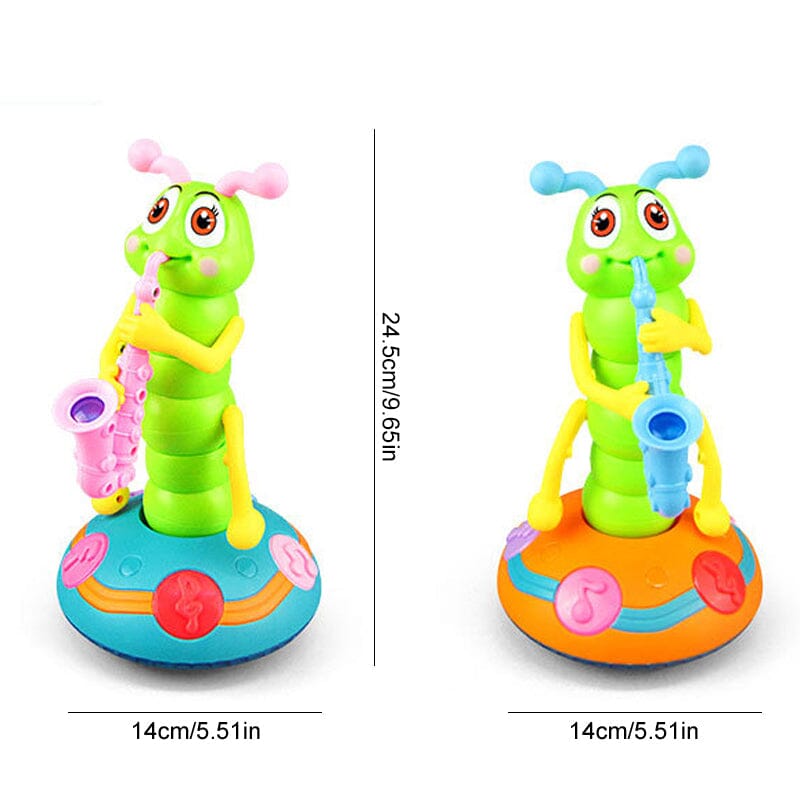 Kreatives Musikspielzeug: Elektronisches Raupe Saxophon für Kinder
