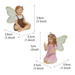 Enchanting Garden Fairies – Set of 2 Decorative Figurines