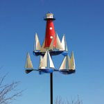 Luftige Kunst: Windspiel für Garten und Terrasse