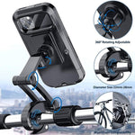Wasserdichter Handyhalter mit USB und 15W kabellosem Laden für Fahrrad und E-Bike