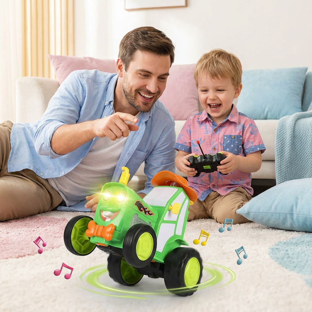 Spielzeugtraktor für Kinder mit Humpelfunktion