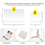 LED Zeichenbrett – Wiederverwendbare Schreibtafel mit Lichtstift