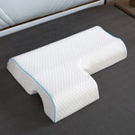 Cooling Shoulder Support Pillow for Side Sleepers with Pocket Design