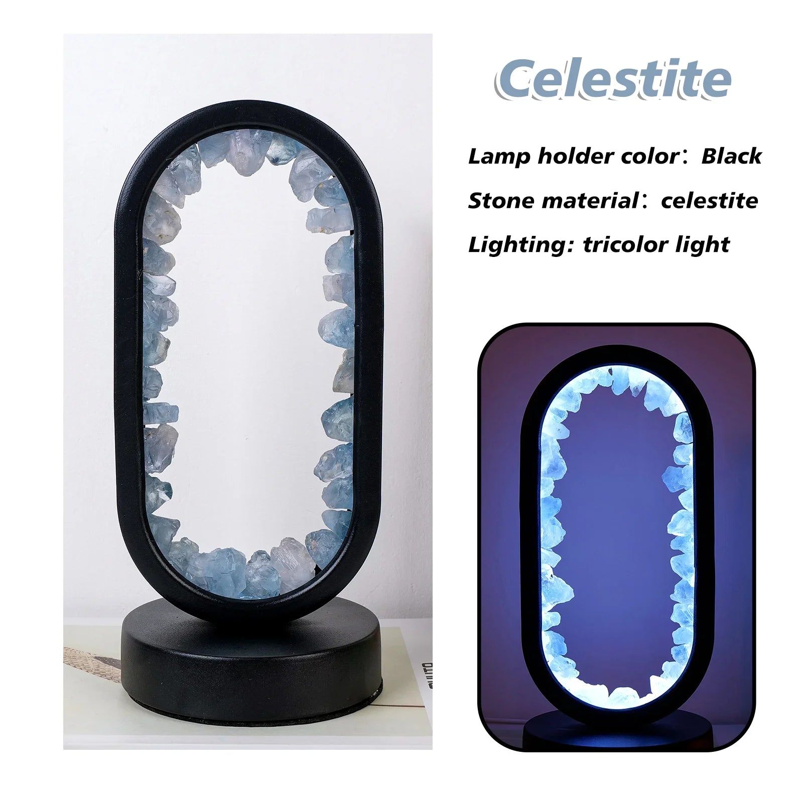 Handgefertigte Amethystlampe für Entspannung und Ruhe – CrystalGlow
