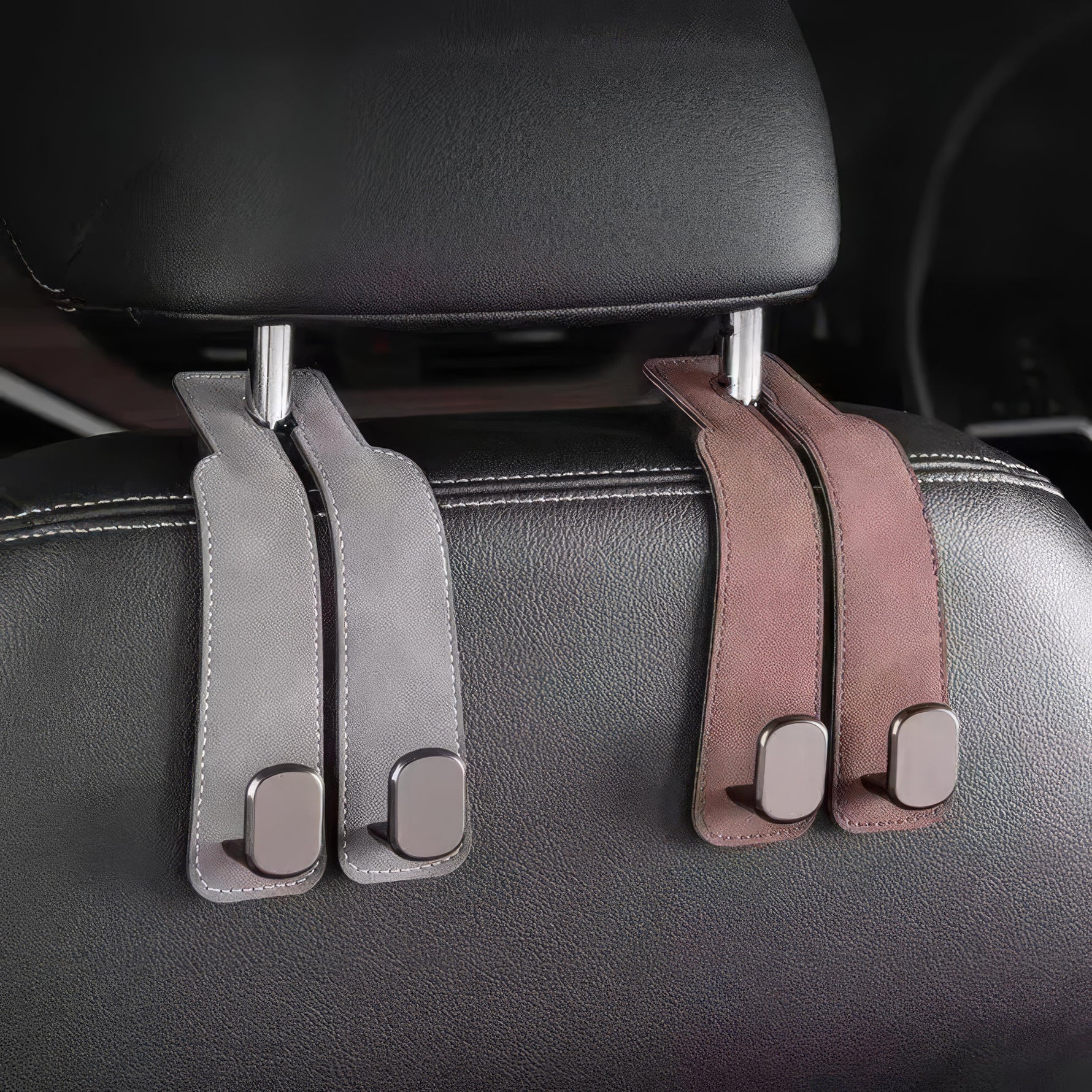 Eleganter Auto-Haken für Ordnung und Komfort | 2er Set