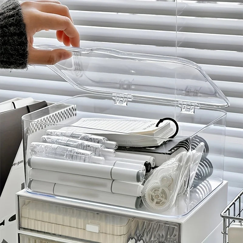 Elegante Acryl-Aufbewahrungsbox | Vielseitiger Organizer für Zuhause