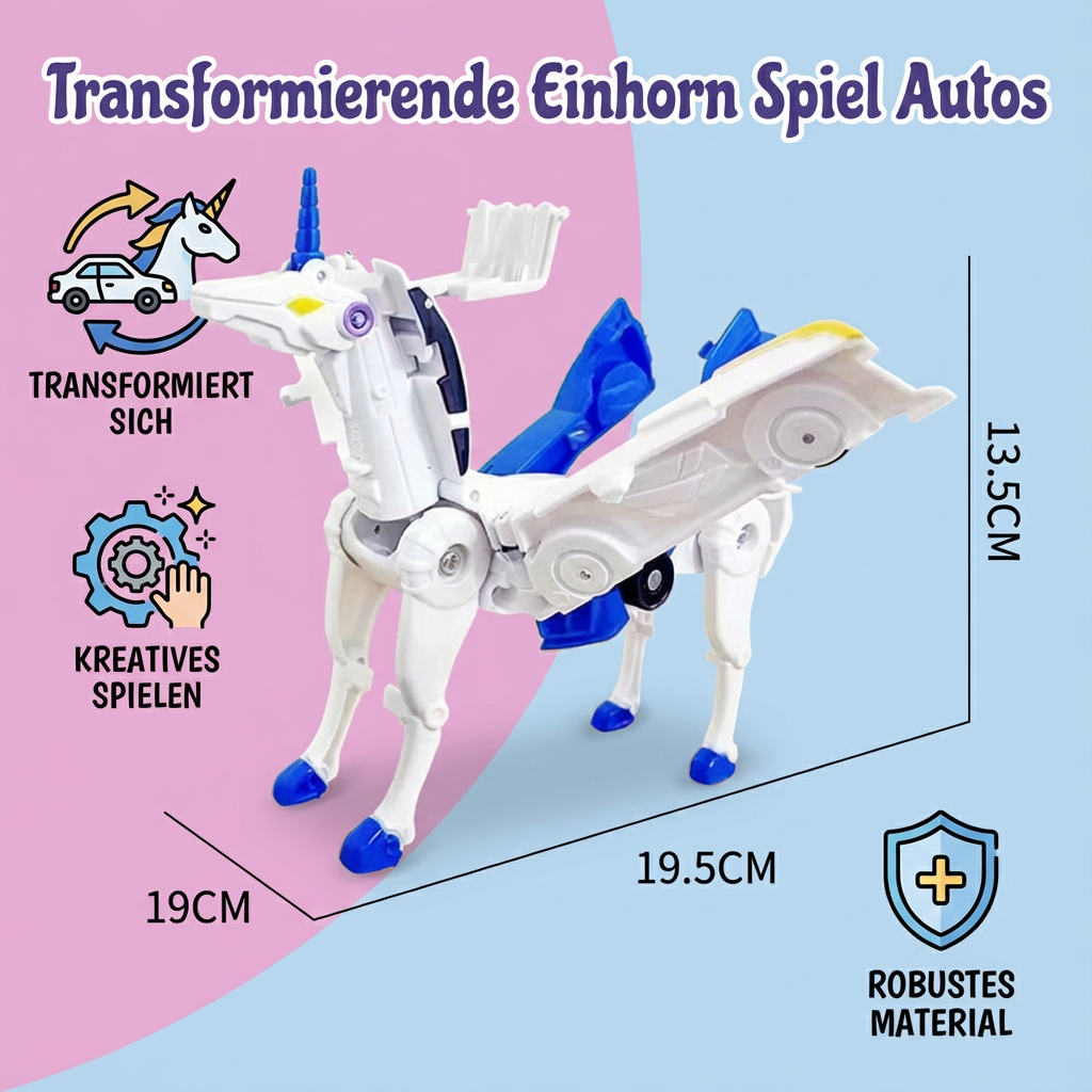 Spielautos im Einhorn-Design für kreative Abenteuer