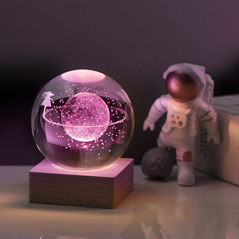 3D Sternenlicht Kristallkugel für eine magische Atmosphäre