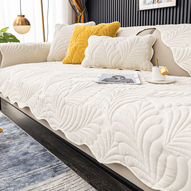 Elegante Baumwollmatte für Sofaschutz 70x210 | CozyGuard