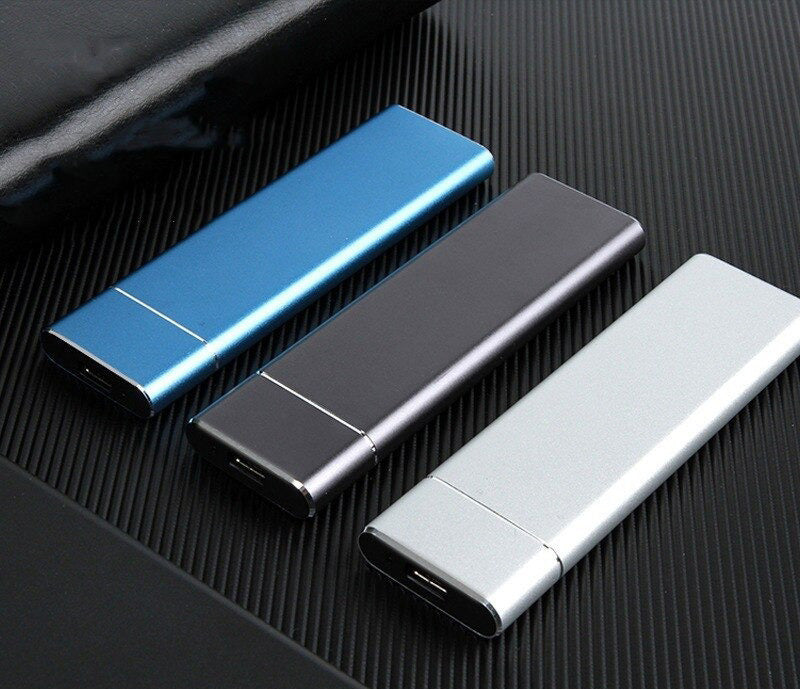 Externe 8TB SSD mit USB 3.1 und Aluminium-Gehäuse