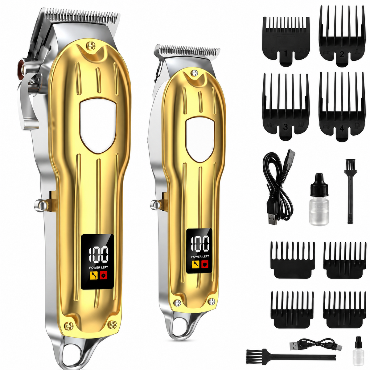 Electric Hair Cutting Set - Clipper, Trimmer, and Shaver Tools