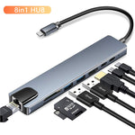 Universelle Dockingstation 8-in-1 für mehrere Geräte