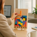Holz-Tetris-Puzzle: Der perfekte Pausenfüller für deinen Arbeitsplatz