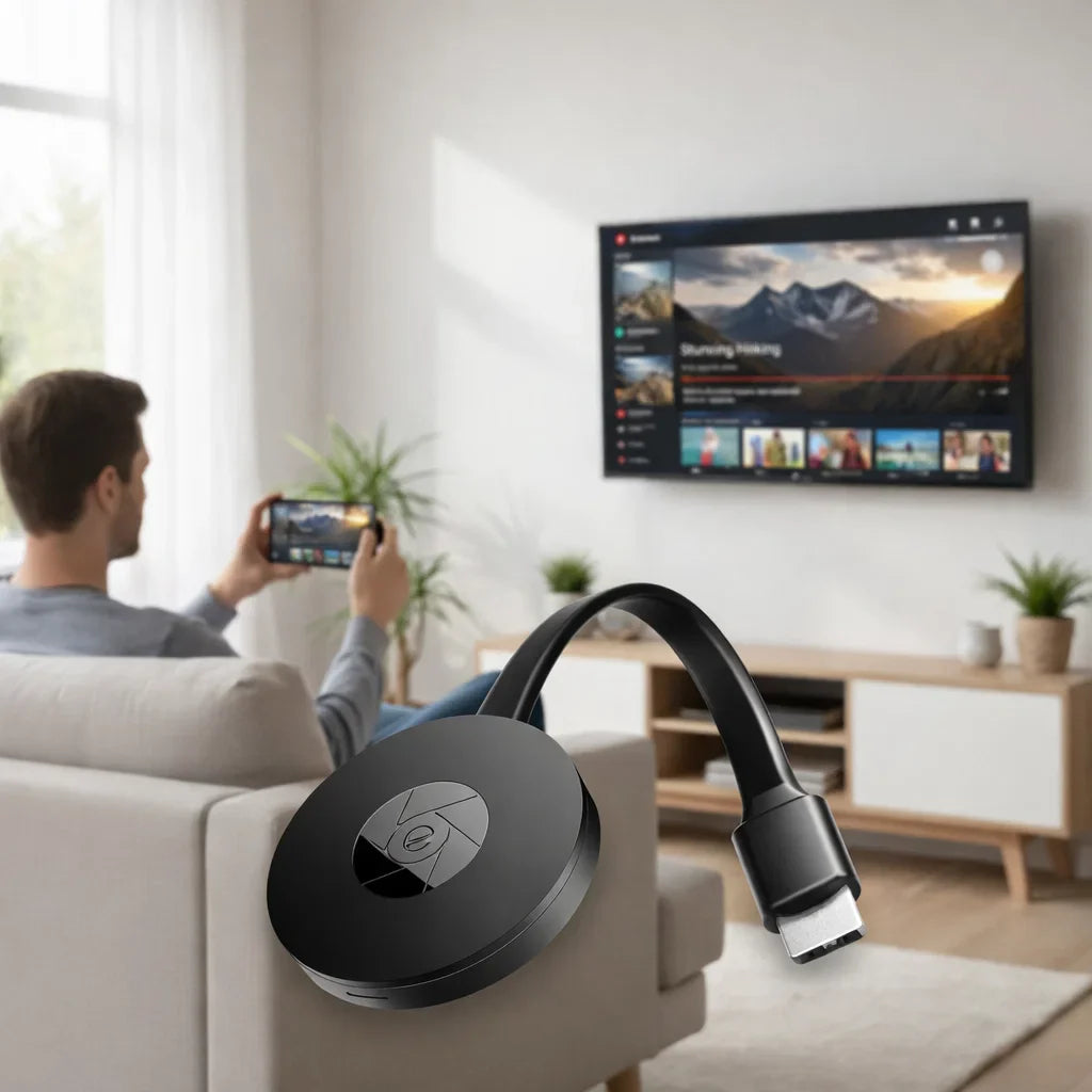 Kabelloser 1080p Bildschirmadapter – Inhalte sofort auf dem großen Bildschirm zeigen