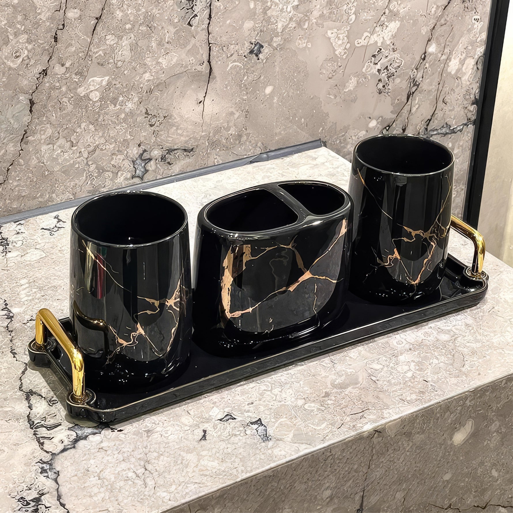 Stylish Ceramic Bathroom Set for Modern Living
