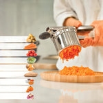 Küchenmeister – Robuste Edelstahl Kartoffelpresse für Püree-Liebhaber