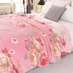 Blütenzauber Cuddly Blanket | Soft Blanket for Home & Travel