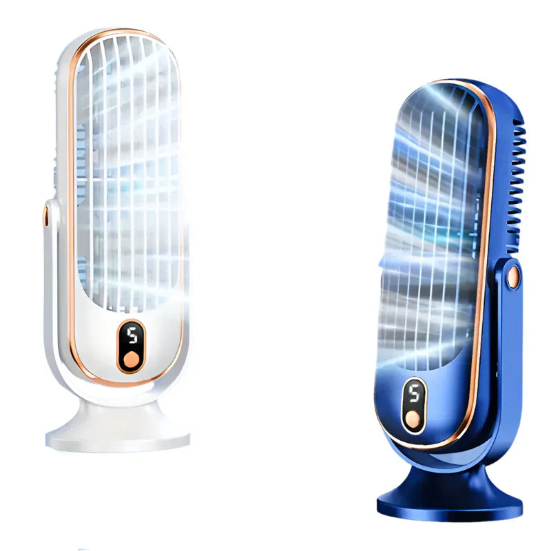 Tragbare Mini-Klimaanlage mit USB-Ladefunktion – 5 Geschwindigkeiten & 720° Drehung