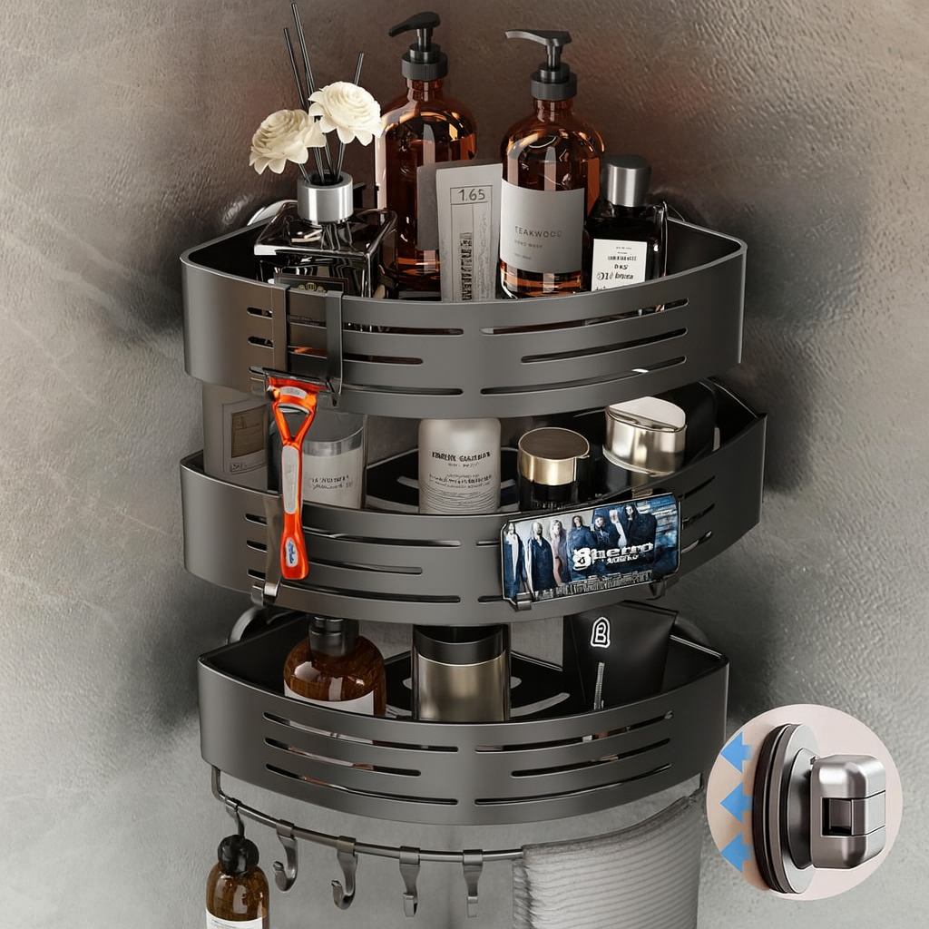 Corner Shower Caddy | Stylish and Space-Saving Solution