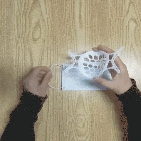 Bequemer Silikon-Maskenhalter für klare Sicht - LumiMask