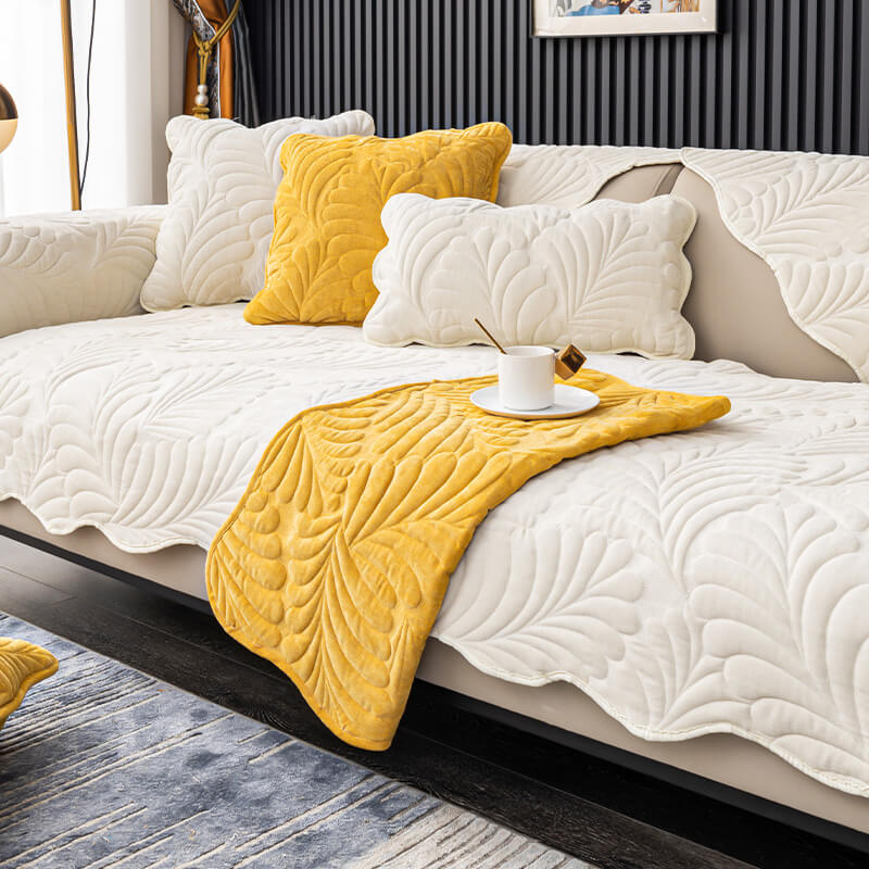 Elegante Baumwollmatte für Sofaschutz 70x210 | CozyGuard