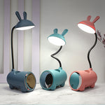 Kreative LED Tischlampe mit Touch-Funktion und Stifthalter
