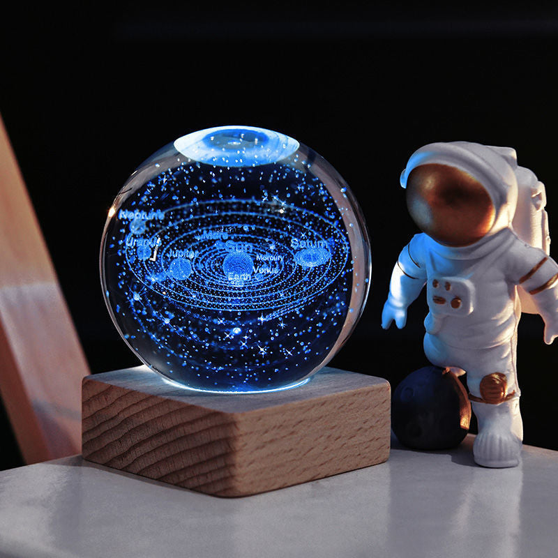 3D Sternenlicht Kristallkugel für eine magische Atmosphäre