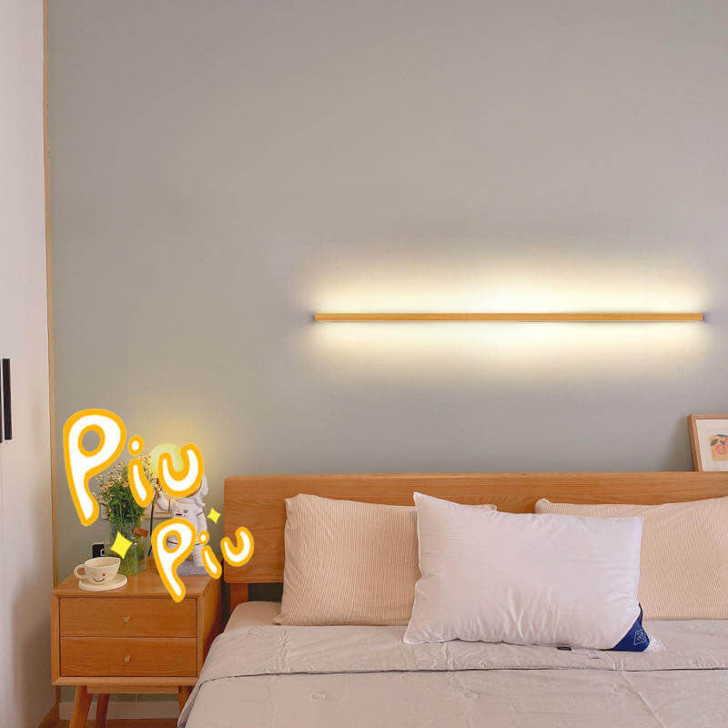 Lumosia | Elegante LED-Wandlampe aus Massivholz | Stilvolle Akzentbeleuchtung