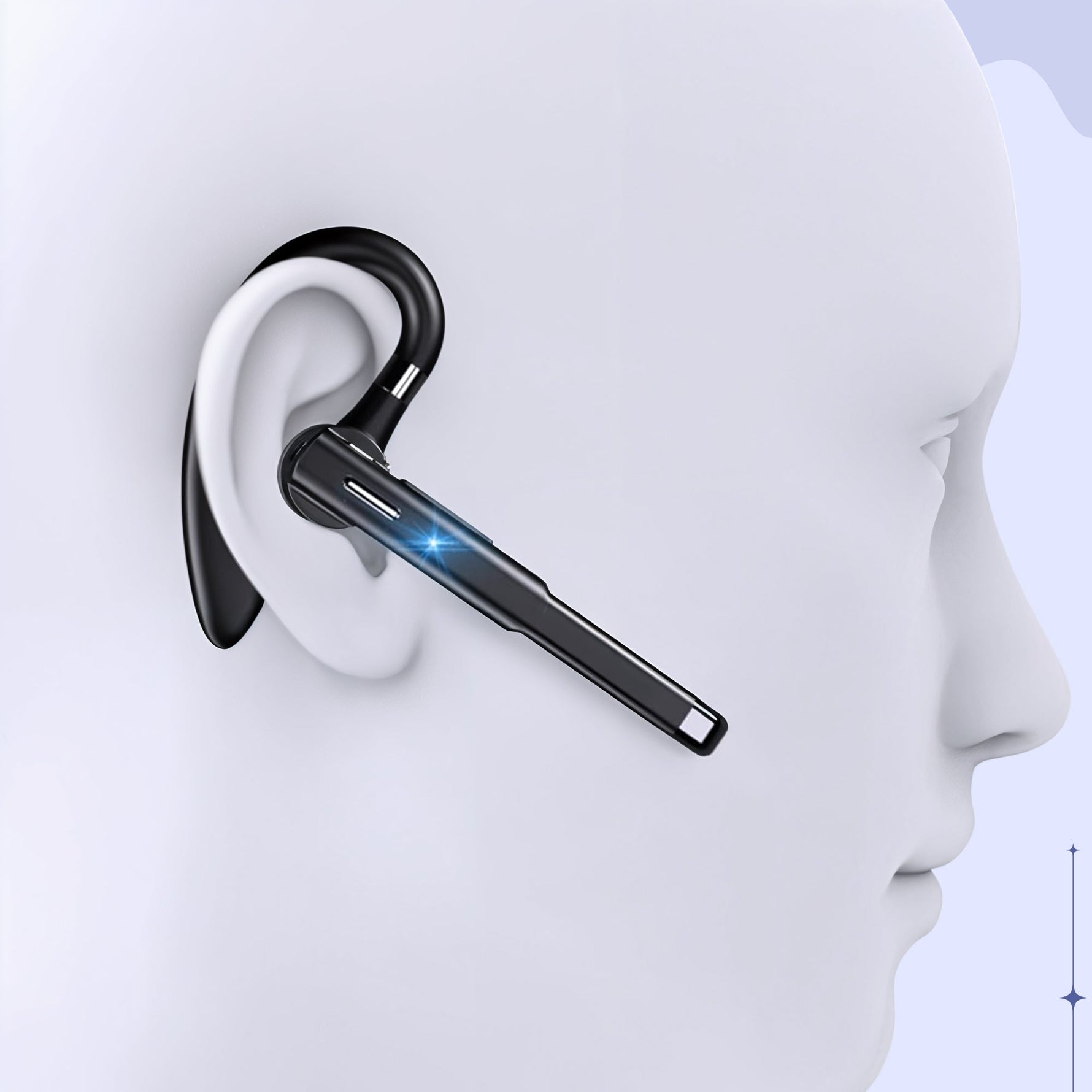 Kabelloses Headset mit Doppelmikrofon und Geräuschunterdrückung