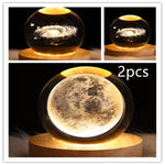 3D Kristalllicht mit LED für eine entspannte Atmosphäre