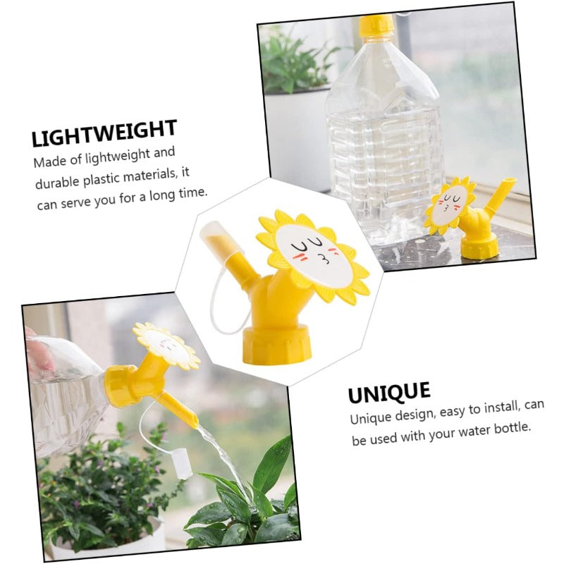 Wassertropfenaufsätze für Pflanzen – 6er Set mit Sonnenblumenmotiven