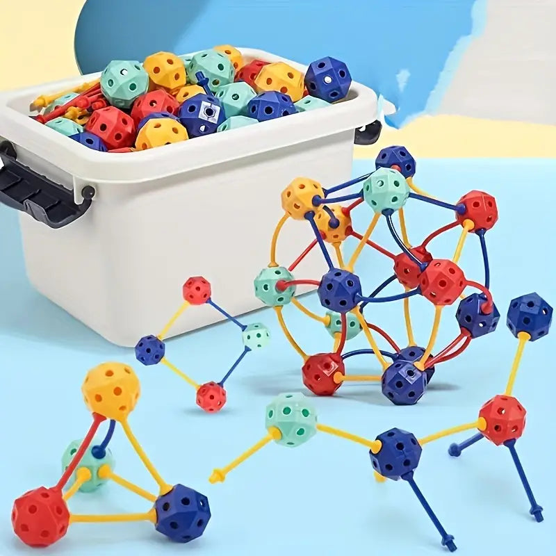 3D-Bausteine aus flexiblem PVC – Kreatives Spielzeug für Kinder