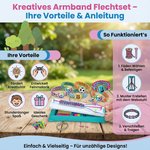 Flechtset für kreatives Armbanderstellen