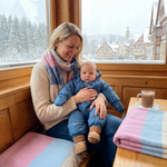 Babyschuhe für den Winter mit Futter in Wildleder-Design