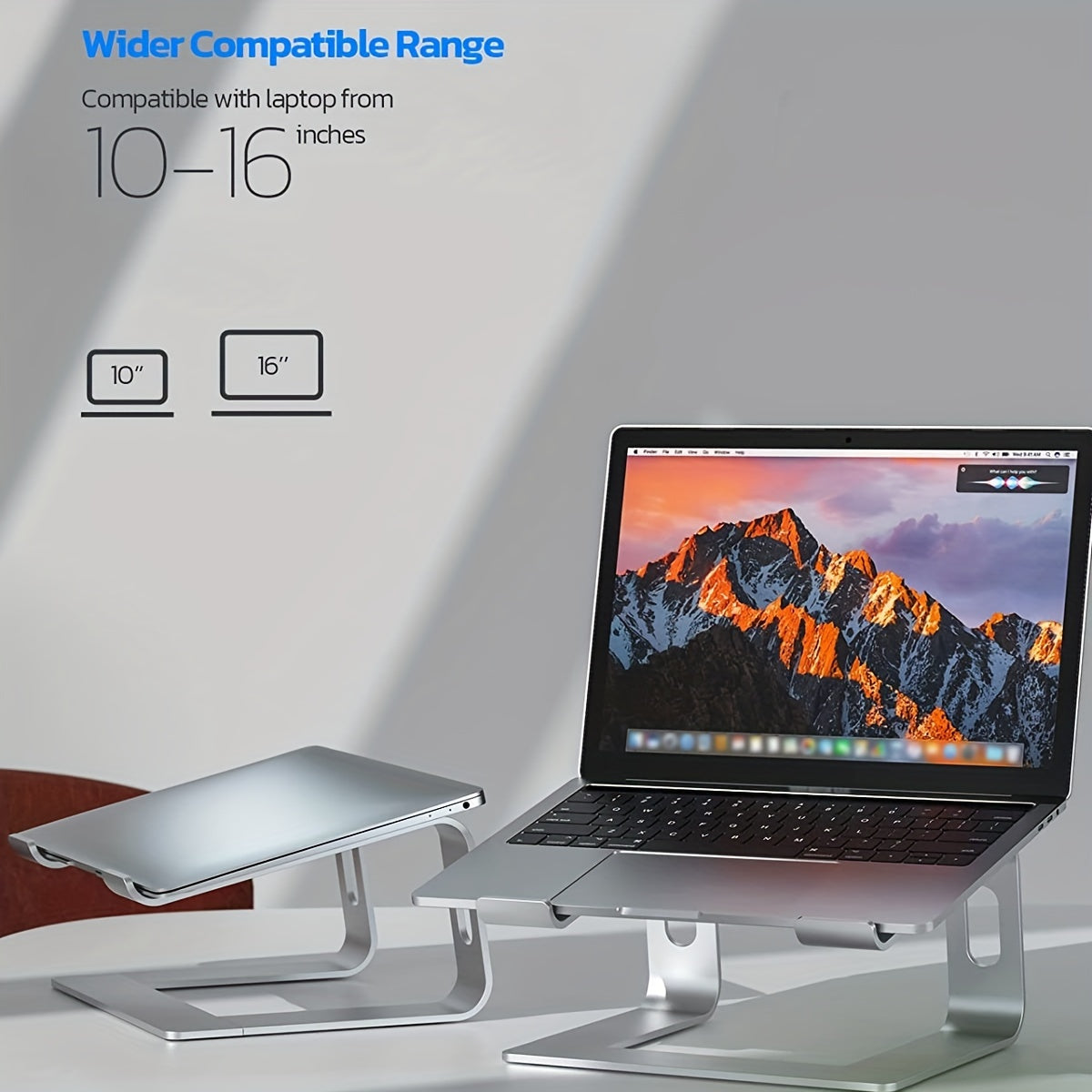 Ergonomischer Laptopständer aus Aluminium – Kühlung & Komfort