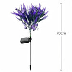 Sonnengartenstrahler mit Lavendel-Schmetterling | LED | Wetterfest